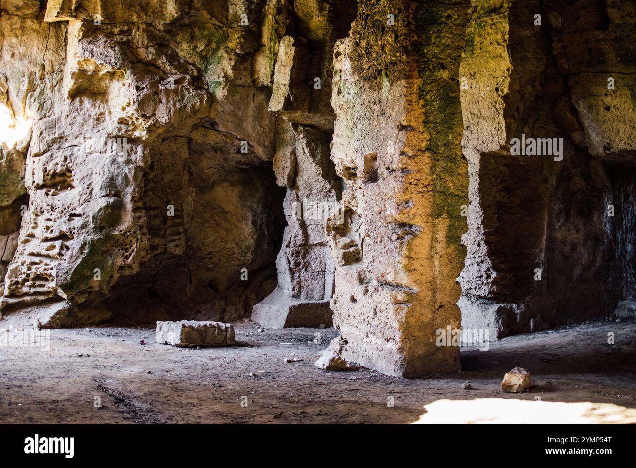 Grande grotte à Ayia Napa, Chypre Banque D'Images