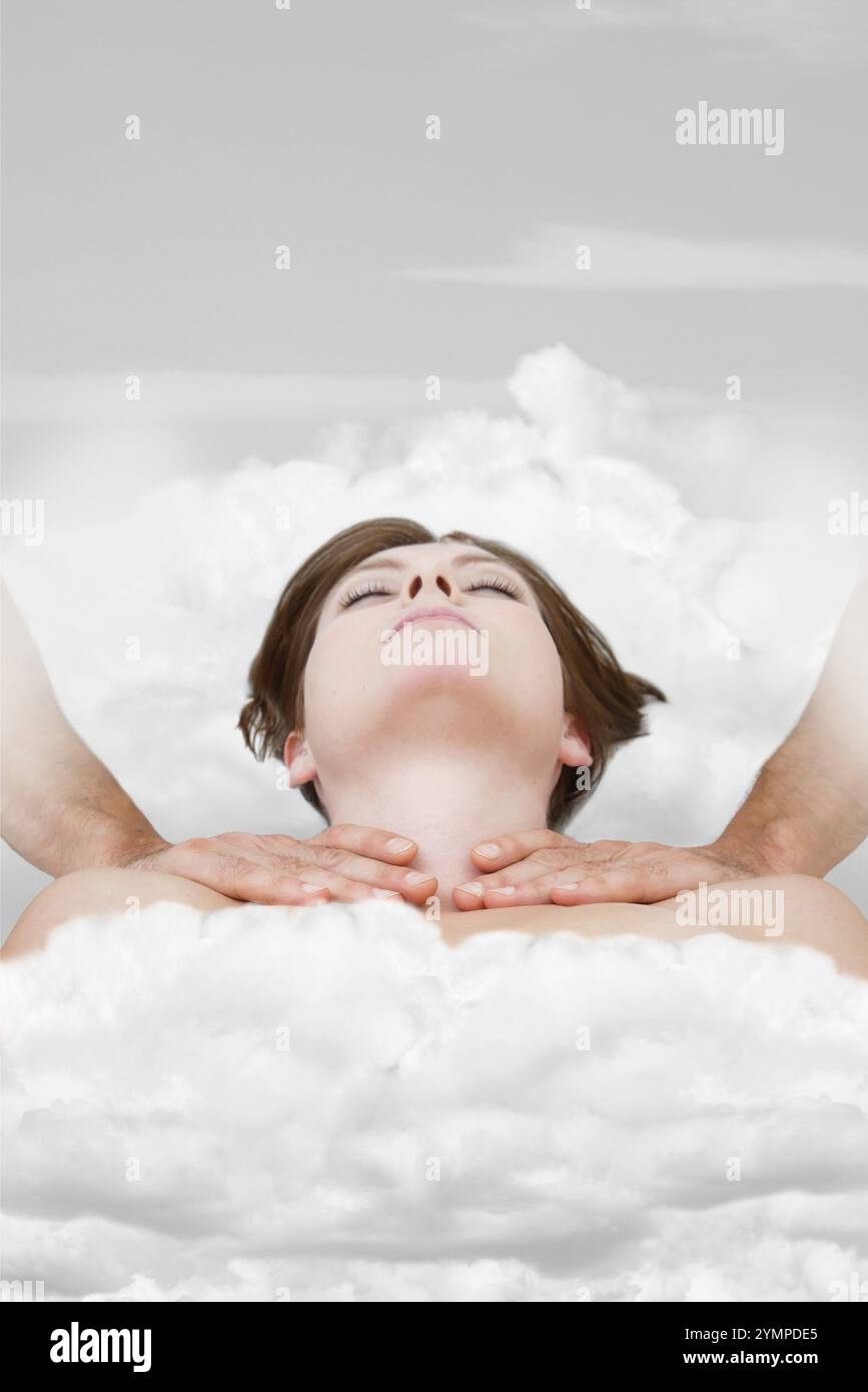 Massage du bien-être Banque D'Images