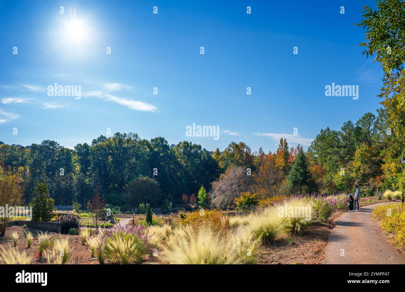 Le jardin botanique d'État de Géorgie, Athènes, Géorgie, États-Unis Banque D'Images