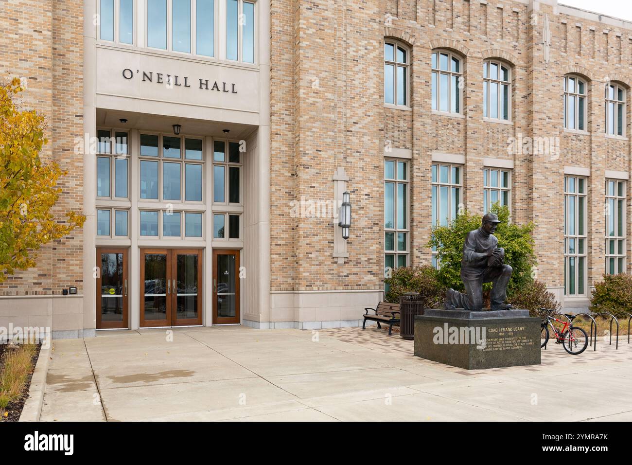 Le stade notre Dame est situé au cœur du campus de l'Université de notre Dame et abrite l'équipe de football irlandaise Fighting. Banque D'Images