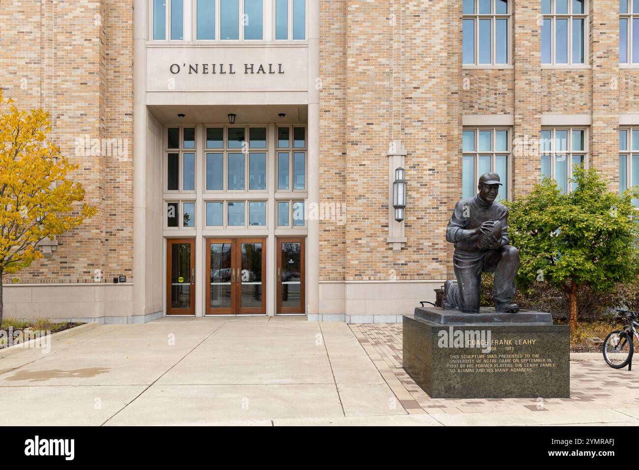 Le stade notre Dame est situé au cœur du campus de l'Université de notre Dame et abrite l'équipe de football irlandaise Fighting. Banque D'Images