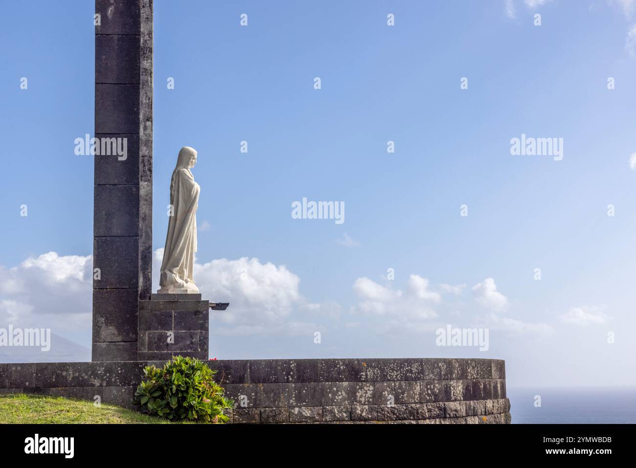 Connue sous le nom de Sea-City, Horta, île de Faial, Açores, a une grande tradition nautique. Banque D'Images