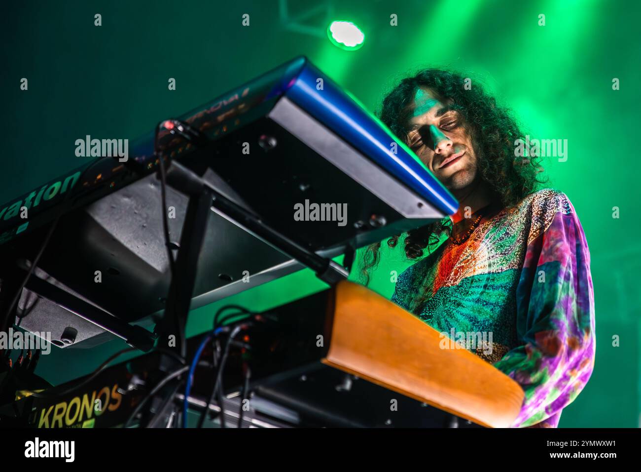 Bournemouth, Royaume-Uni. 22 novembre 2024. Ozric Tentacles se produisant à l'O2 Academy Bournemouth 22.11.2024. Crédit : Charlie Raven/Alamy Live News Banque D'Images