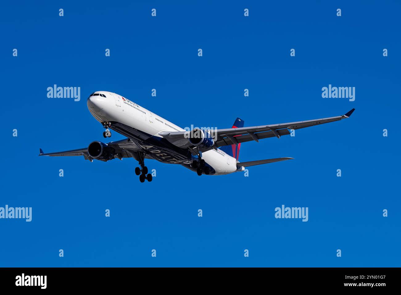 Aéroport international Harry Reid Aéroport 11*23*2024 Las Vegas NV, États-Unis Delta Airlines Airbus A330-300 N824NW arrivée à l'aéroport international Harry Reid Banque D'Images Aéroport international Harry Reid Aéroport 11*23*2024 Las Vegas NV, États-Unis Delta Airlines Airbus A330-300 N824NW arrivée à l'aéroport international Harry Reid Banque D'Images