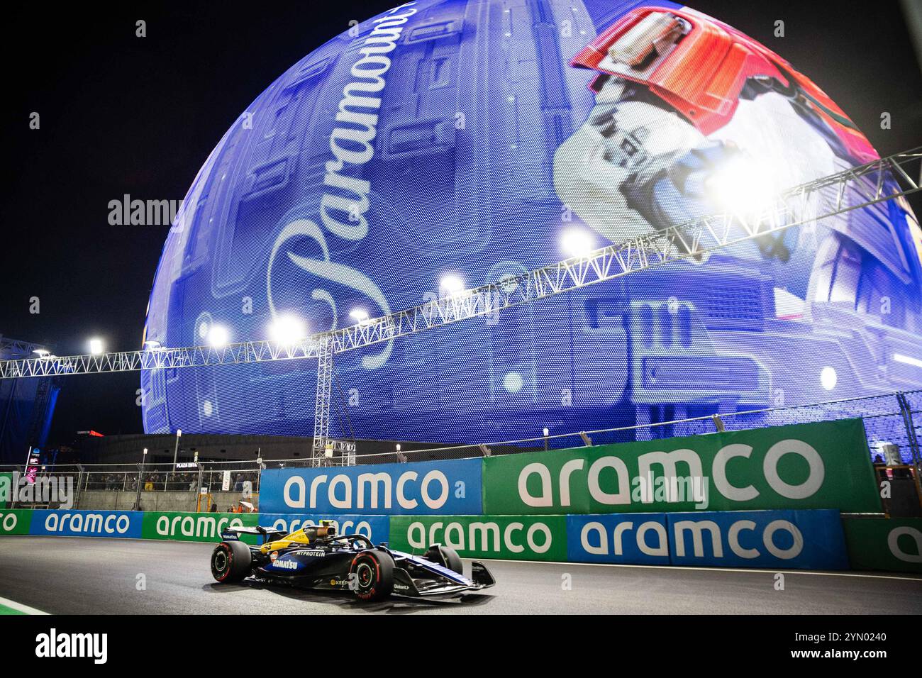 Franco Colapinto (ARG, Williams Racing #43) USA, formel 1 Weltmeisterschaft, Grand Prix von Las Vegas, Las Vegas Strip circuit, 22.11.2024 Foto : Eibner-Pressefoto/Thomas Fuessler Banque D'Images