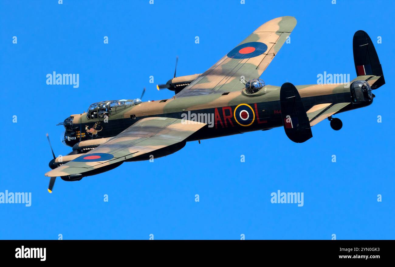 Avro Lancaster BII PA474 bombardier du Battle of Britain Memorial Flight. Ede, pays-Bas - 21 septembre 2024 Banque D'Images