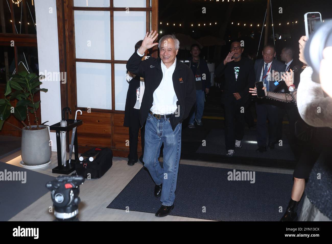 TAIPEI, CHINE - 24 NOVEMBRE 2024 - le réalisateur Ang Lee au 61e Taiwan film Golden Horse Awards à Taipei, province de Taiwan, Chine, 24 novembre 2024. Banque D'Images