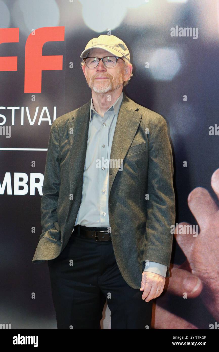 Turin, Italie. 23 novembre 2024. Ron Howard assiste au film « Eden » lors du 42ème Festival du film de Turin à l’Aula Magna Cavallerizza Reale de Turin. Crédit : SOPA images Limited/Alamy Live News Banque D'Images