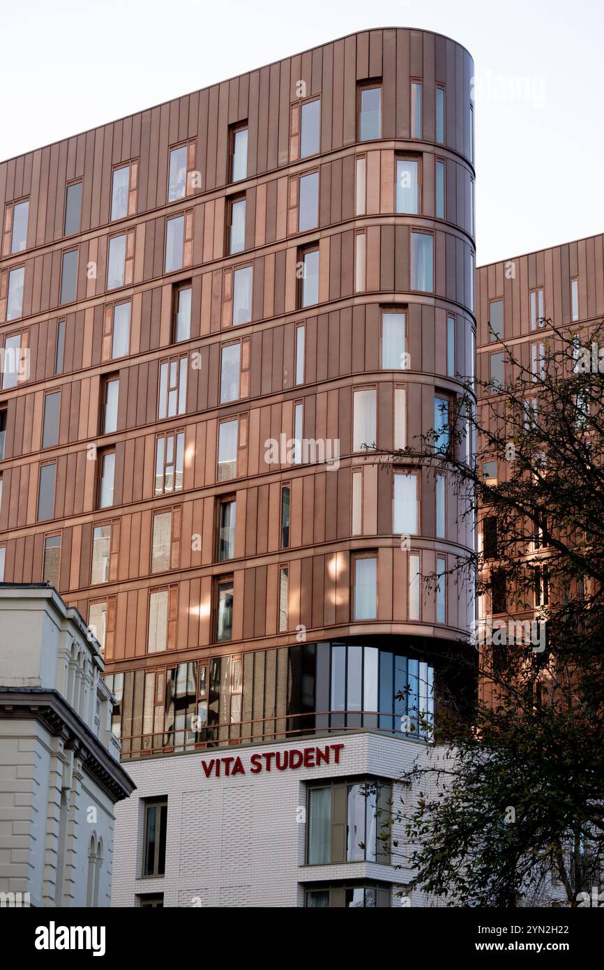 Vita Student Accommodation Building, Coventry, West Midlands, Angleterre, Royaume-Uni Banque D'Images