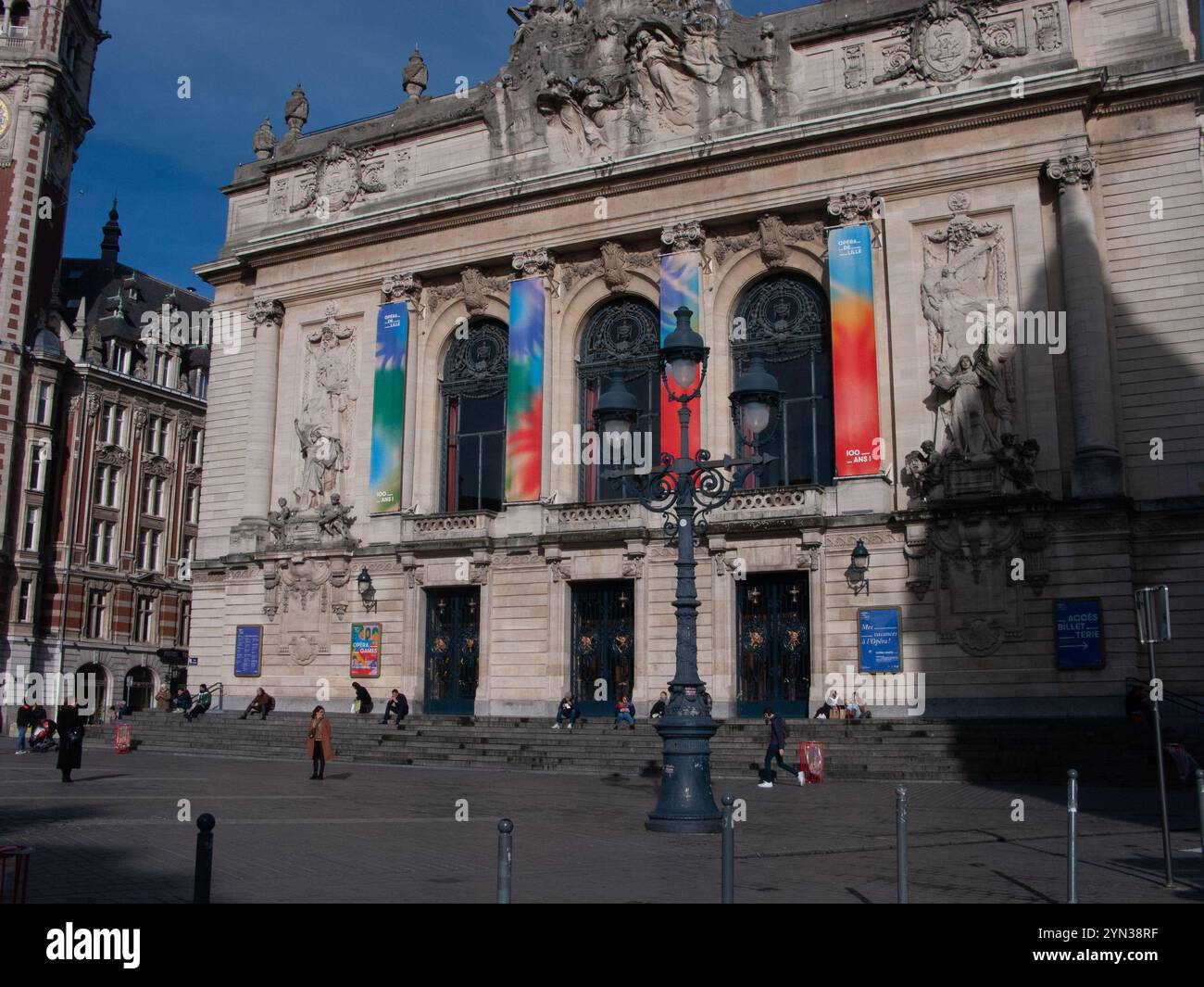Opéra de Lille (Opéra de Lille) place du Théâtre, Lille Banque D'Images