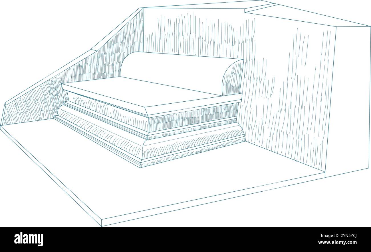 Sigiriya ou Sinhagiri est une ancienne forteresse rocheuse située dans le nord du district de Matale près de la ville de Dambulla dans la province centrale, Sri Lanka Illustration de Vecteur