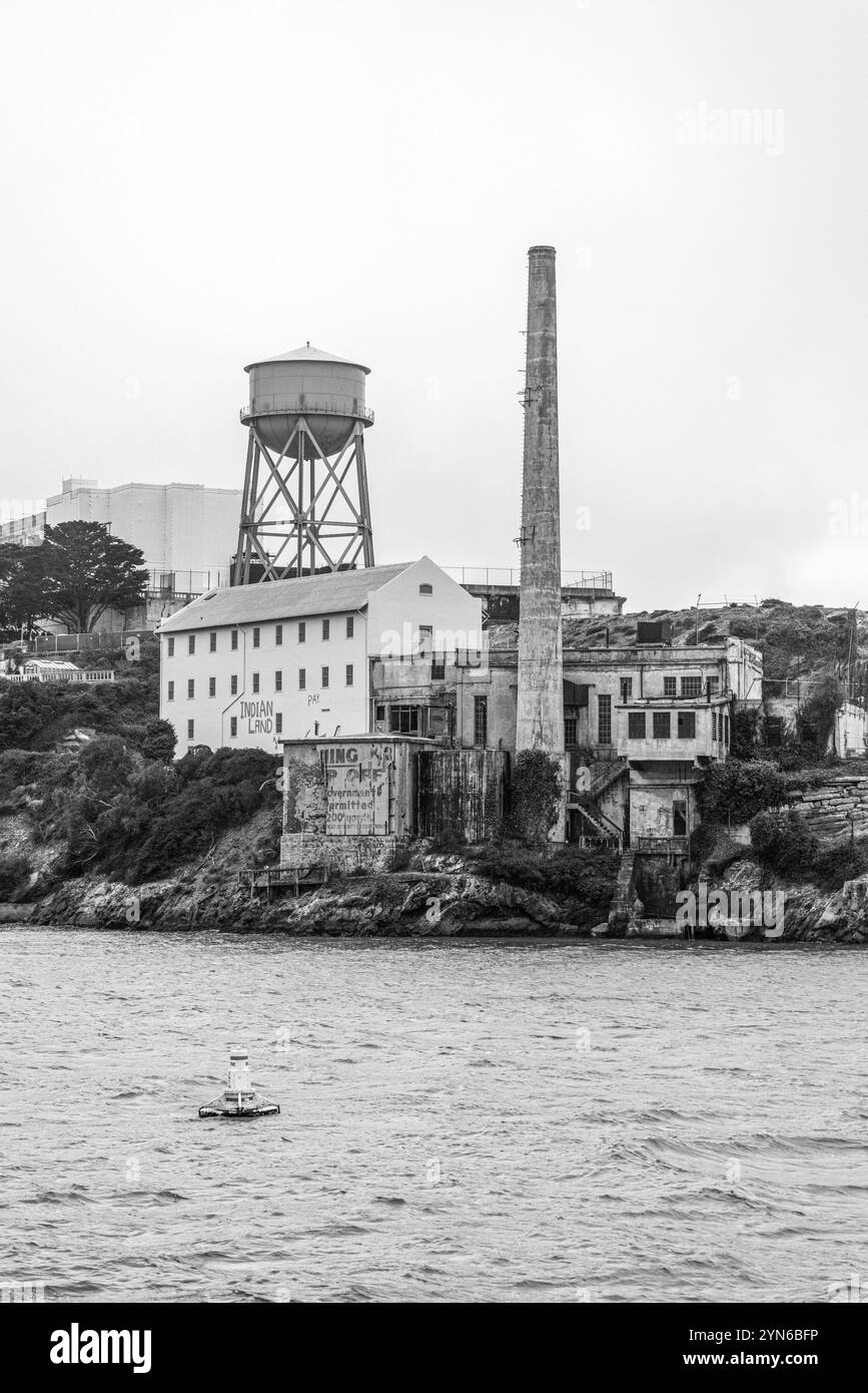Célèbre prison d'Alcatraz à San Francisco, États-Unis, Amérique du Nord Banque D'Images