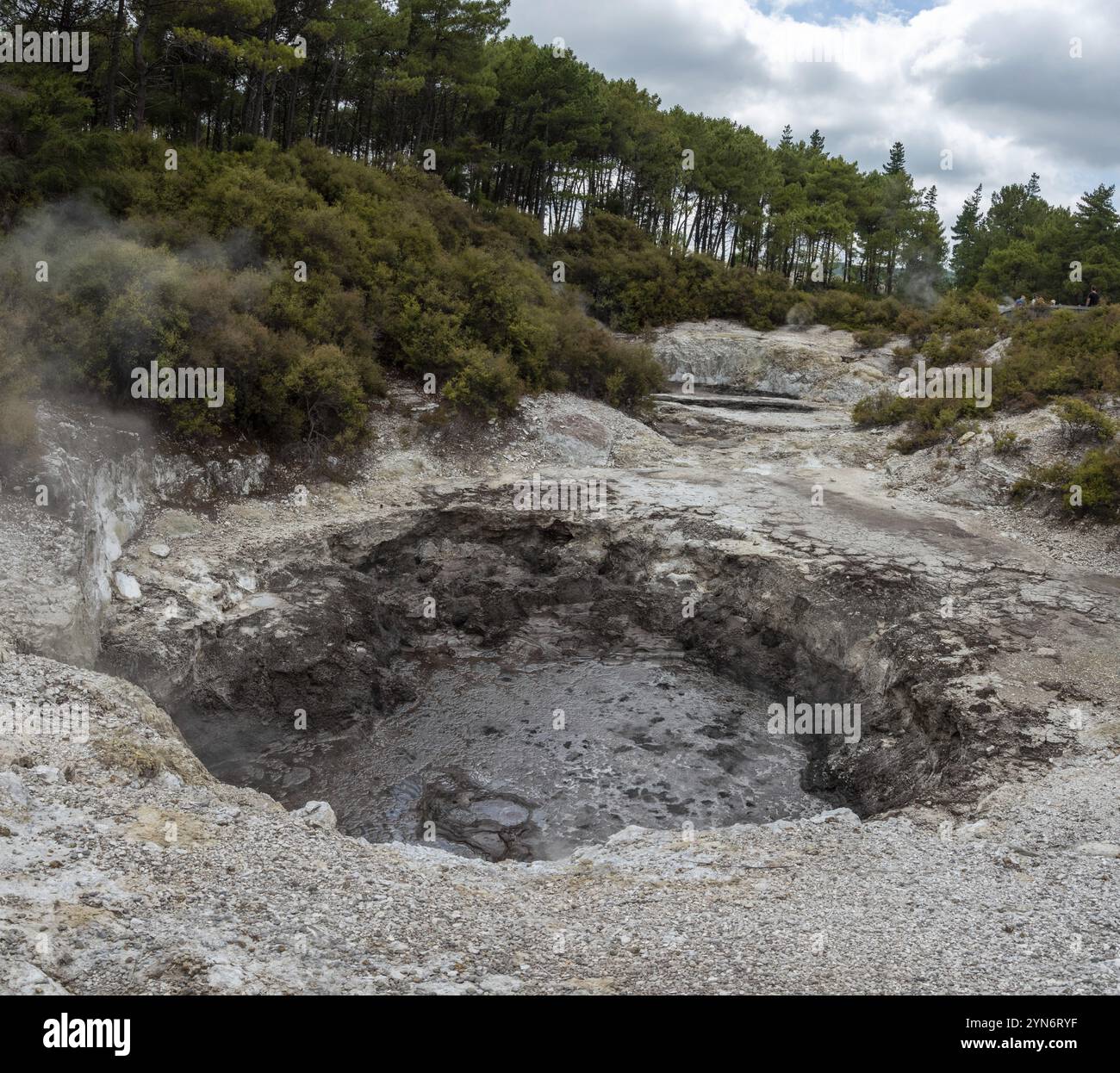 Merveilles naturelles à Waiotapu Thermal Wonderland, Rotorua en Nouvelle-Zélande Banque D'Images