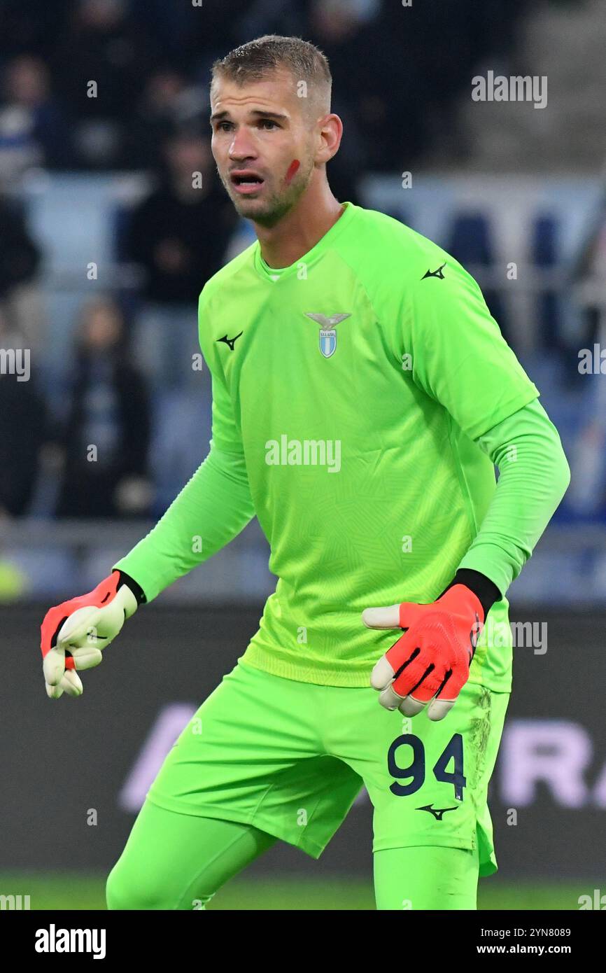 Rome, Latium. 24 novembre 2024. Ivan Provedel du SS Lazio lors du match de Serie A entre Lazio et Bologne au stade Olympique, Rome, Italie, 24 novembre 2024. Crédit crédit : massimo insabato/Alamy Live News Banque D'Images