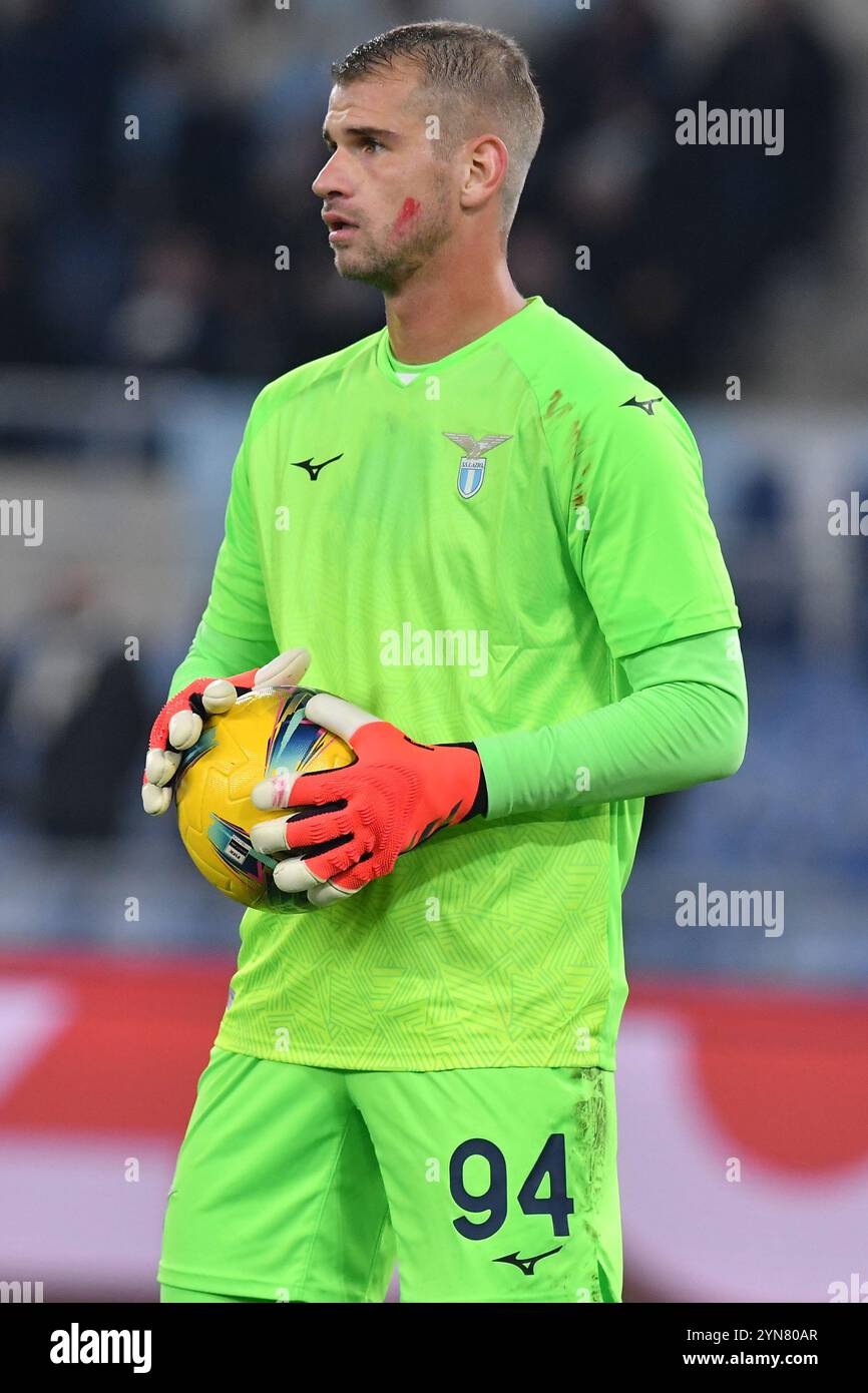 Rome, Latium. 24 novembre 2024. Ivan Provedel du SS Lazio lors du match de Serie A entre Lazio et Bologne au stade Olympique, Rome, Italie, 24 novembre 2024. Crédit crédit : massimo insabato/Alamy Live News Banque D'Images