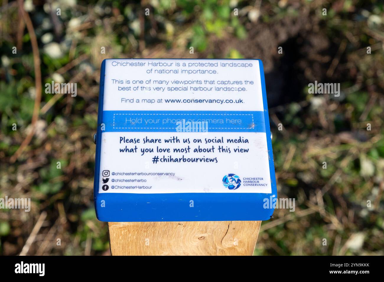 Billet photo à Northney, Hayling Island, Hampshire, Royaume-Uni Banque D'Images