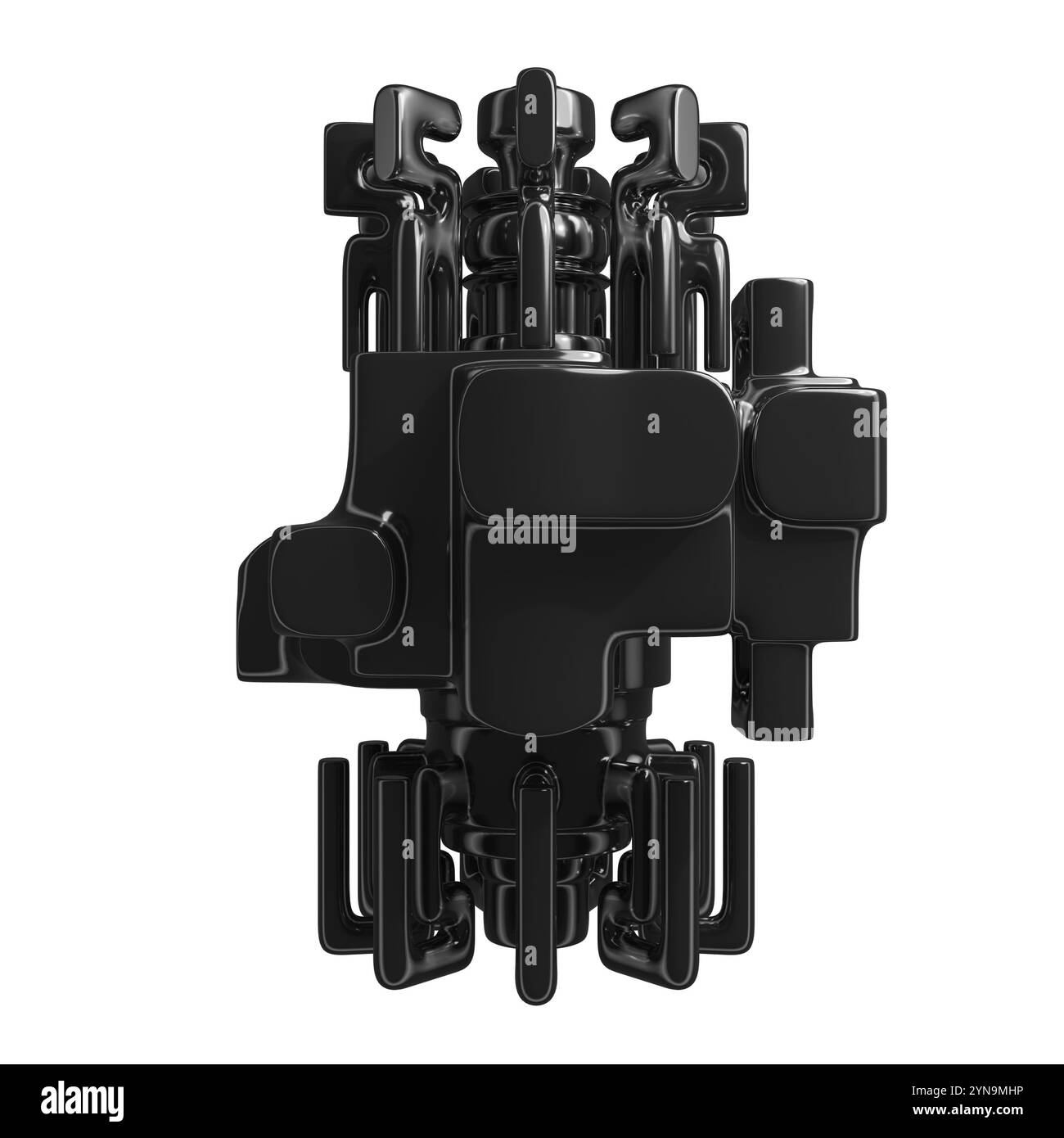 Objet 3D abstrait Banque D'Images