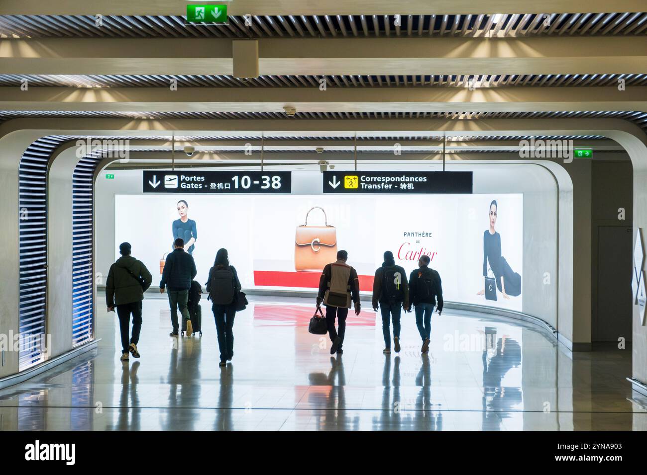 France, Val d'Oise, Roissy-en-France, aéroport Roissy Charles de Gaulle 1, magasin duty free Banque D'Images