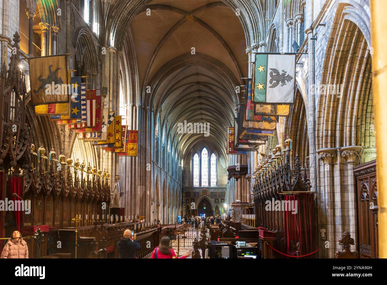 Irlande, province de Leinster, Dublin, l'église de la cathédrale St Patrick est une église nationale de la République d'Irlande, à l'intérieur Banque D'Images