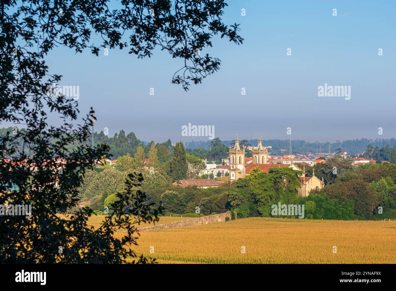 Portugal, région du Nord, municipalité de Vila do Conde, Junqueira, village sur la voie centrale portugaise, une des voies vers Santiago de Compostelle Banque D'Images