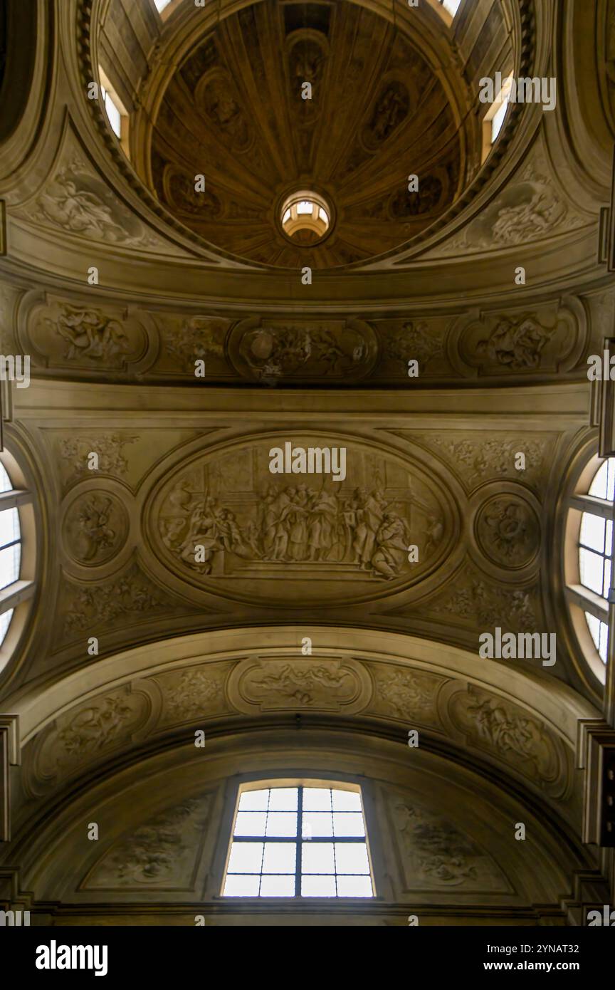 Brescia, Italie. Intérieur de l'église Santa Maria della Pace ou Sainte Marie de la paix Banque D'Images