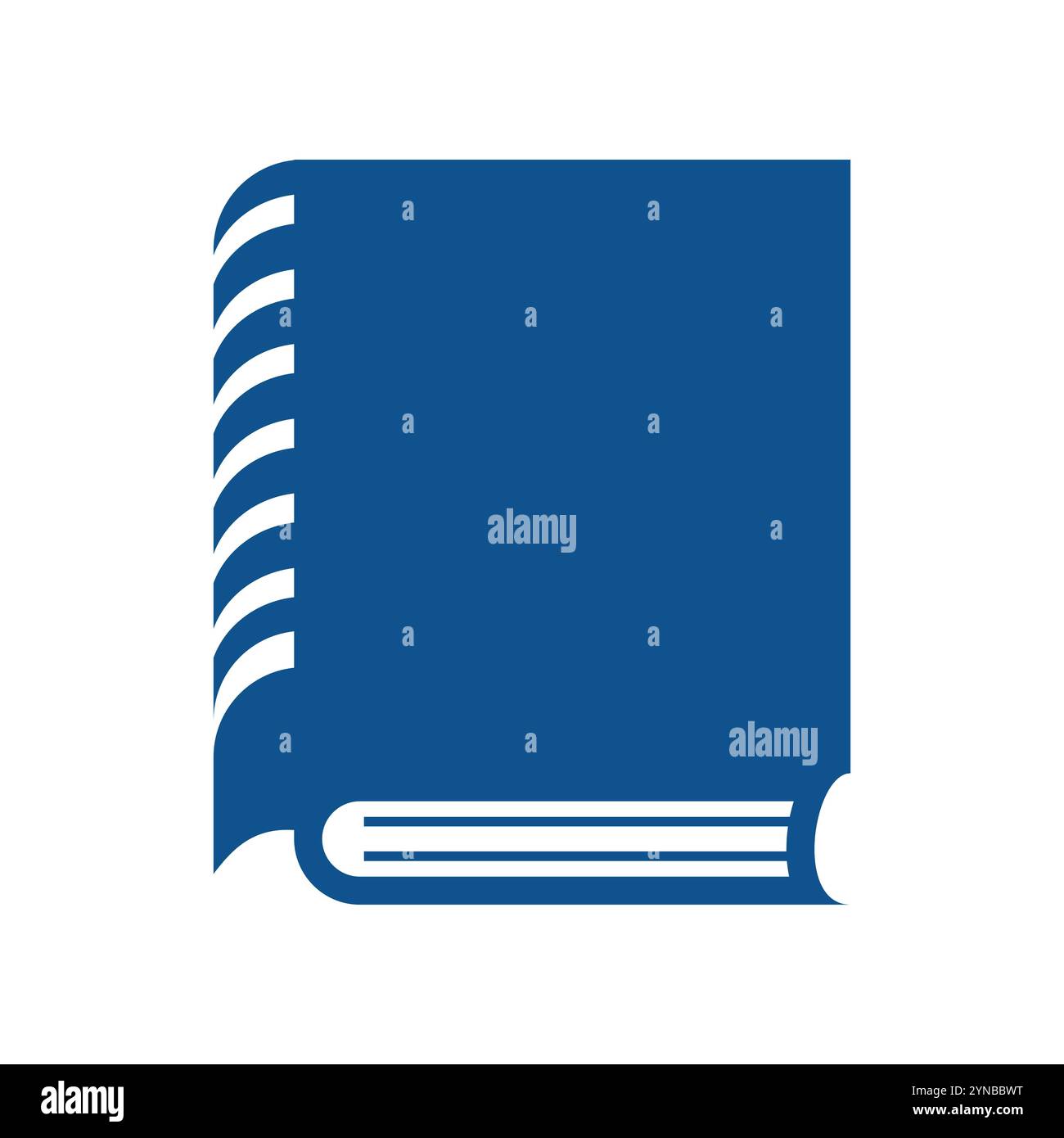 modèle de conception de logo d'icône de livre Illustration de Vecteur
