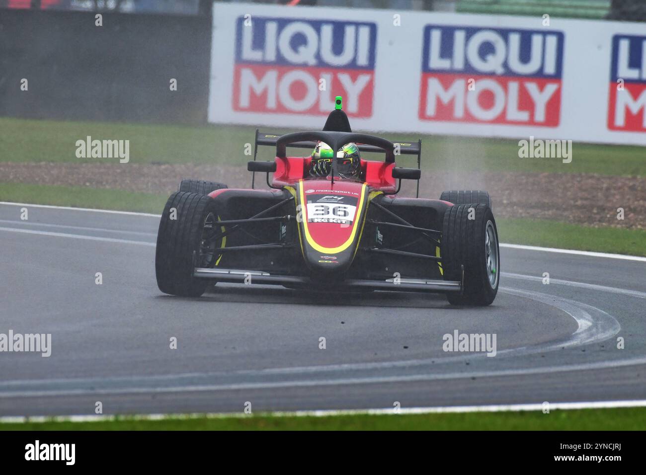 Gustav Jonsson, Chris Dittmann Racing, ROKiT F4 British Championship, certifiés par la FIA, trois courses de vingt minutes sur le Silverst Banque D'Images