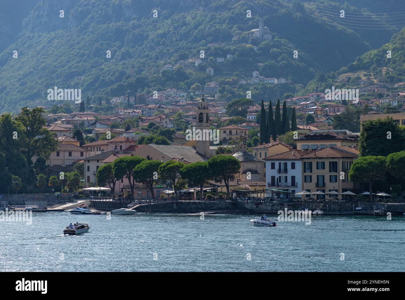 Une photo de la ville de Lenno, lac de Côme. Banque D'Images