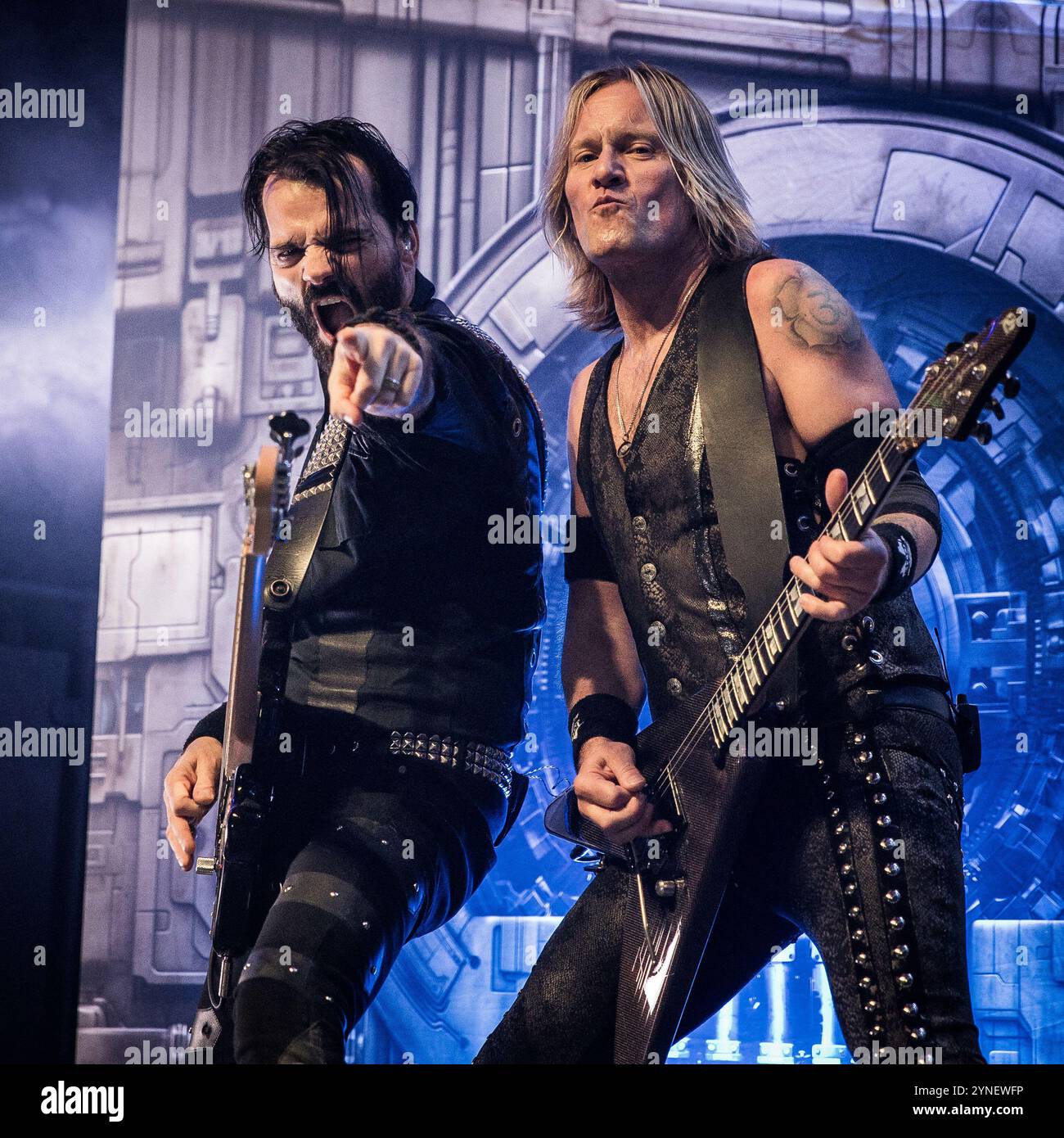 Martin Motnik et Philip Shouse d'Accept joueront en live le 25 novembre 2024 Banque D'Images