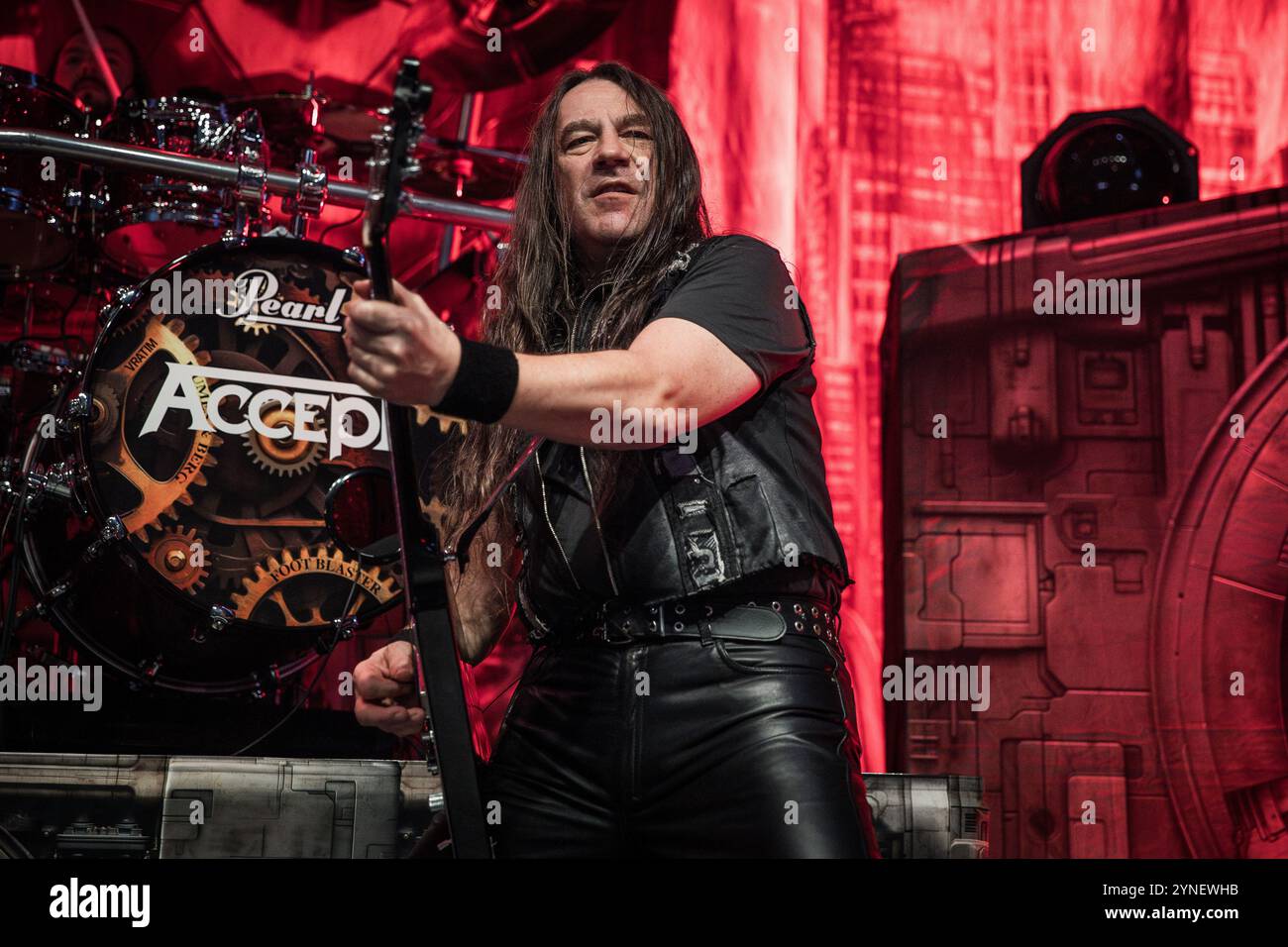 Uwe Lulis de Accept jouera en live le 25 novembre 2024 Banque D'Images