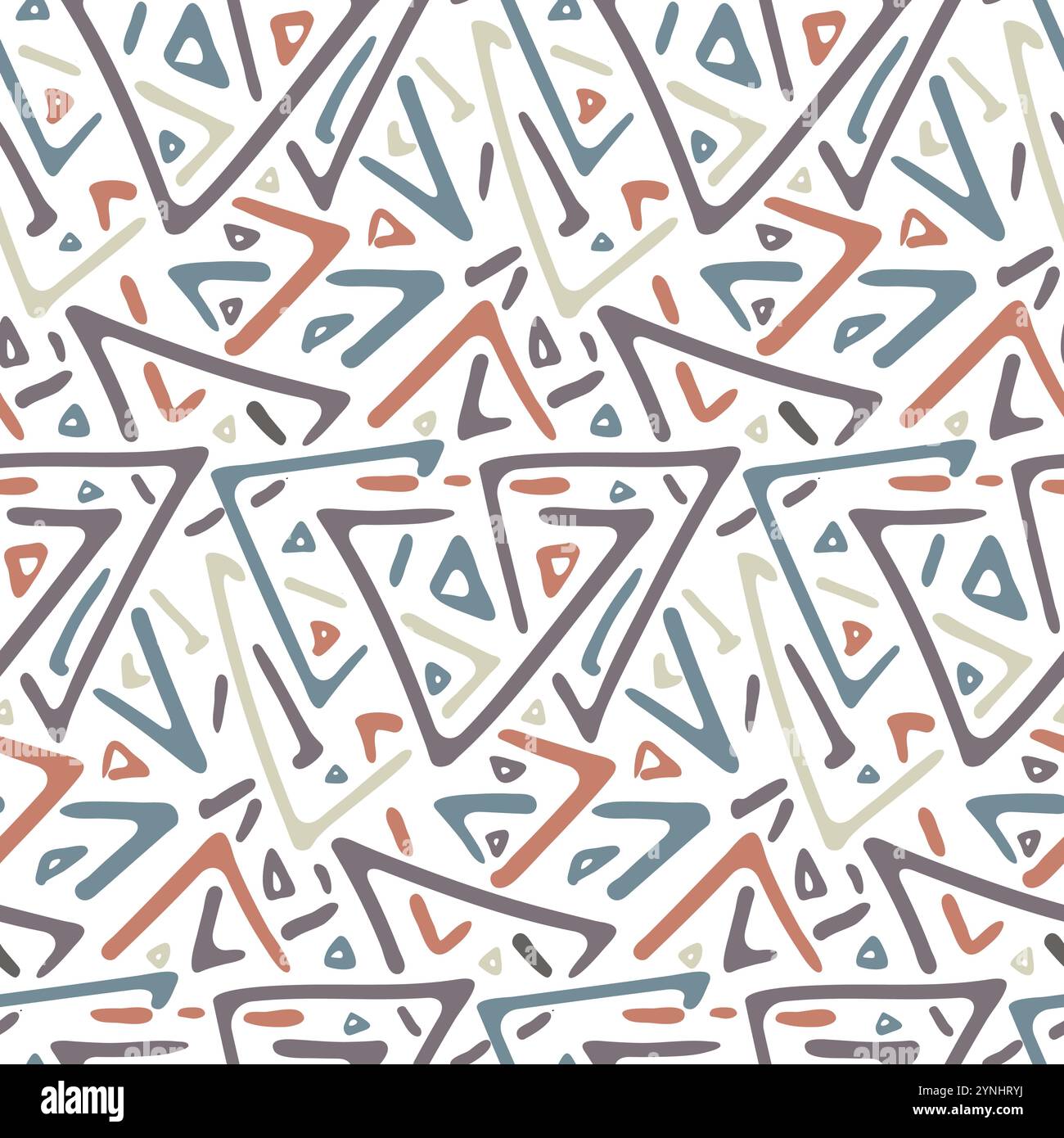Motif sans couture tribal tribal coloré pâle Illustration de Vecteur