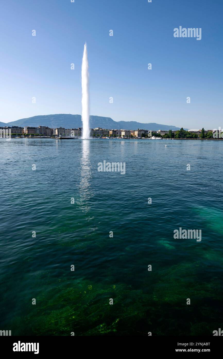 Suisse, Schweiz, Suisse, canton de Genève, Kanton Genf, canton de Genève, Genève, Genf, Genève, ville, Stadt, ville, ville, , Lac Léman, voir Genfer Banque D'Images