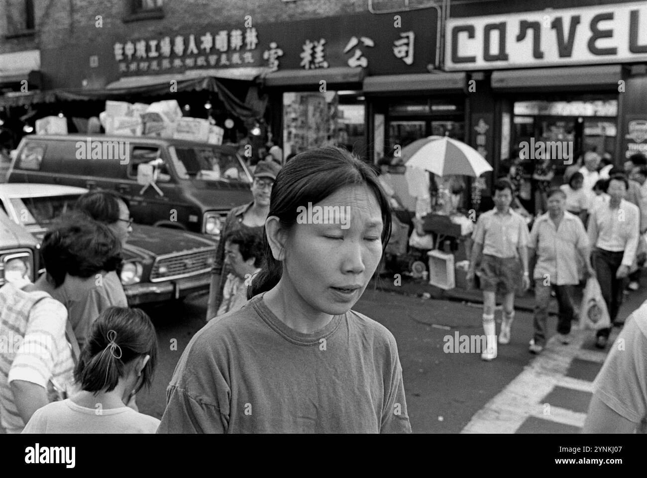 - États-Unis, New York, Chinatown (juillet 1985) - États-Unis, New York, Chinatown (Luglio 1985) Banque D'Images