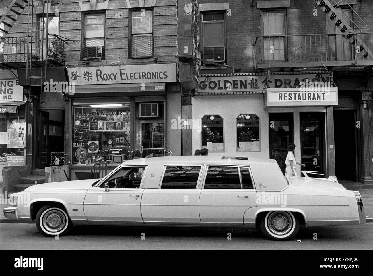 - États-Unis, New York, Chinatown (juillet 1985) - États-Unis, New York, Chinatown (Luglio 1985) Banque D'Images