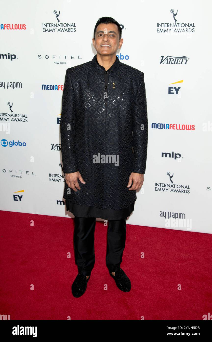 Narendra Reddy BEI der Verleihung der 52. International Emmy Awards 2024 im New York Hilton Hotel. New York, 25.11.2024 *** Narendra Reddy aux International Emmy Awards 52 2024 au New York Hilton Hotel New York, 25 11 2024 Foto:xB.xHinex/xFuturexImagex emmys ny 4163 Banque D'Images