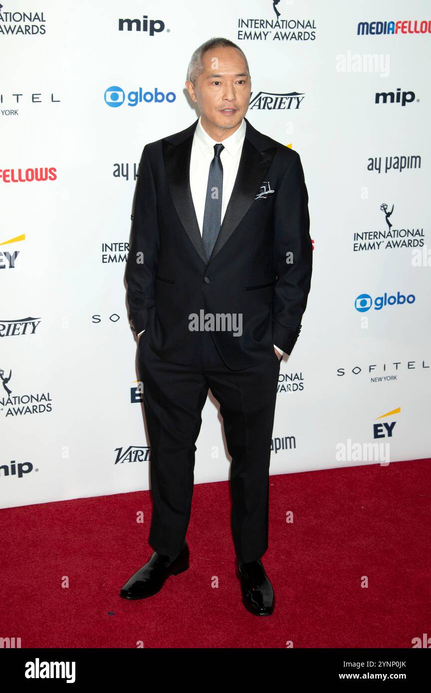 Ken Leung BEI der Verleihung der 52. International Emmy Awards 2024 im New York Hilton Hotel. New York, 25.11.2024 Banque D'Images
