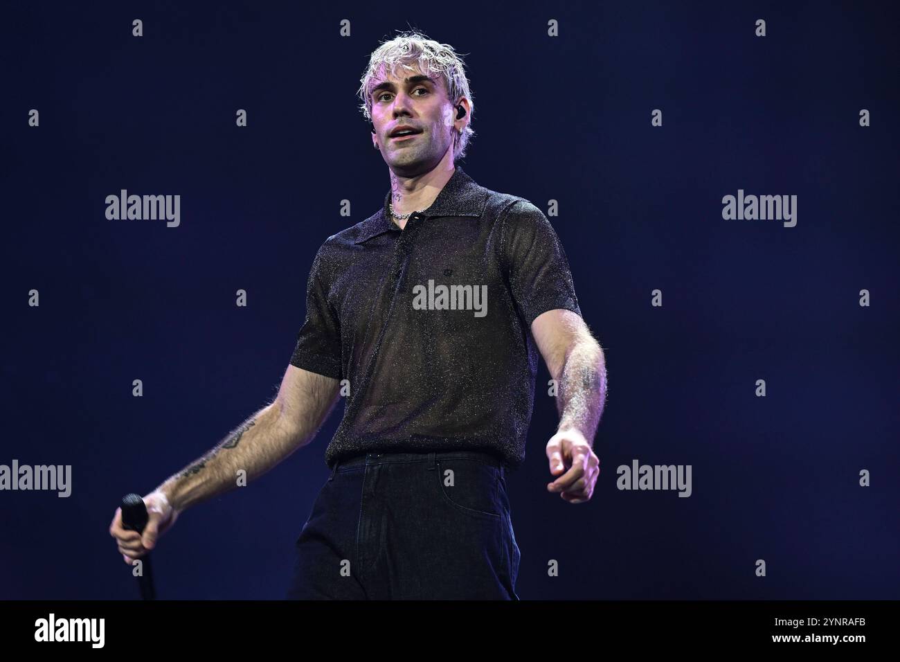 Mr. Rain lors de la TOURNÉE 2024 au Palazzo dello Sport le 26 novembre 2024 à Rome, Italie. Banque D'Images