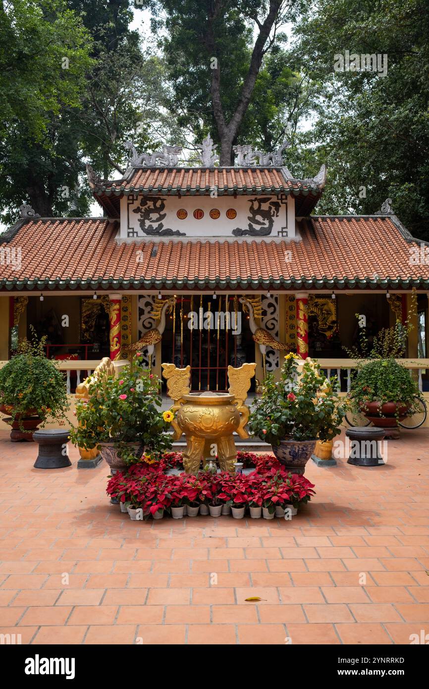 Temple des Hung Kings Monument Shrine à Tao Dan Park Ho Chi Minh ville Vietnam Banque D'Images