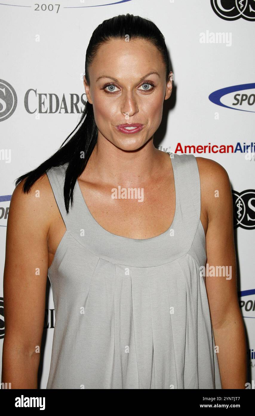 Amanda Beard au 22e Sports Spectacular annuel qui s'est tenu au Hyatt Century Plaza Hotel à Century City, États-Unis, le 3 juin 2007. Banque D'Images
