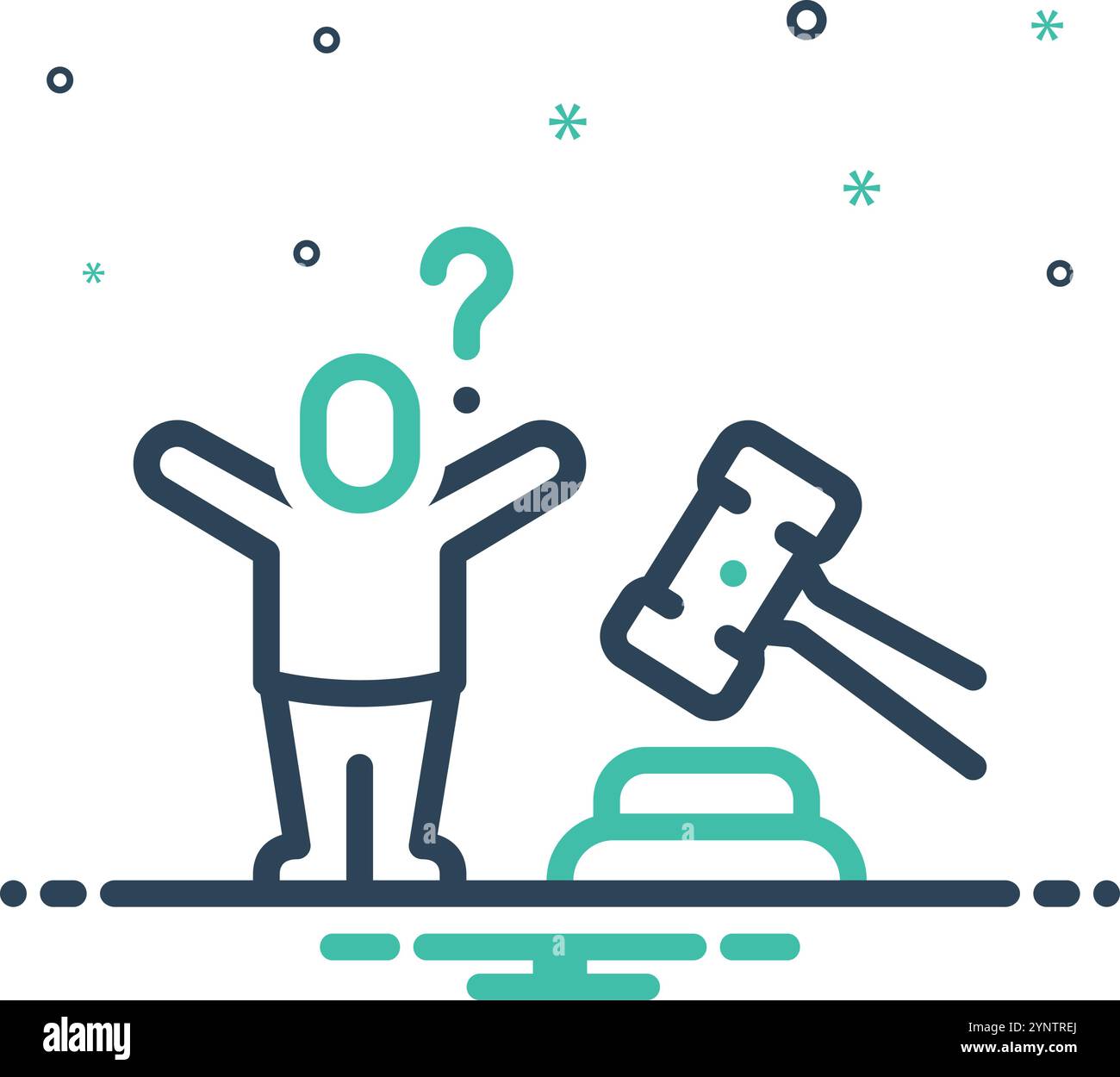 Icône pour la garde, tutelle Illustration de Vecteur