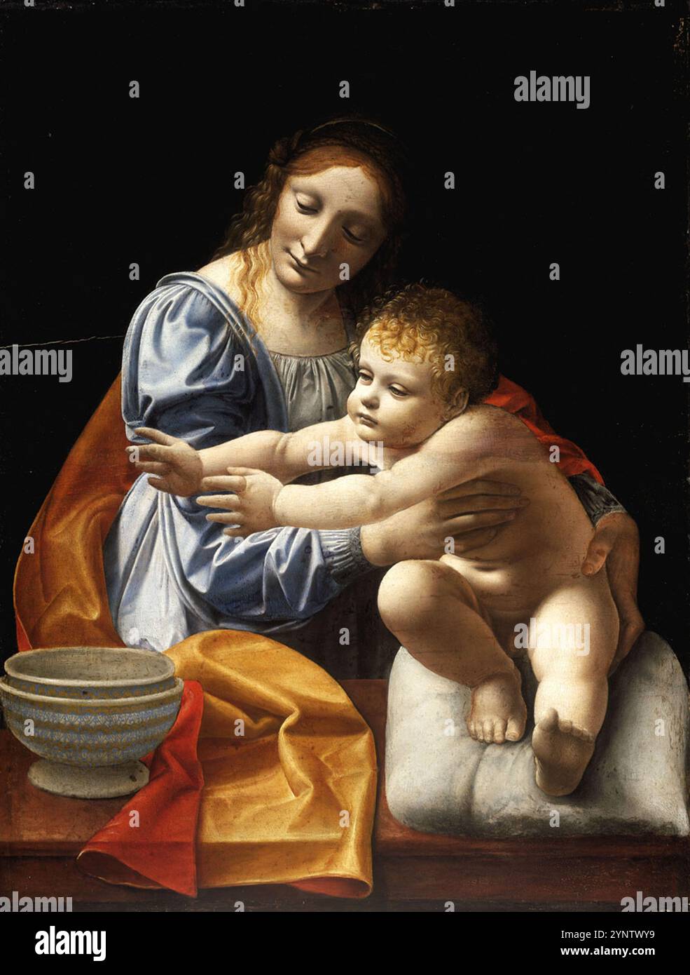 Madone et l'enfant Giovanni Antonio Boltraffio Banque D'Images