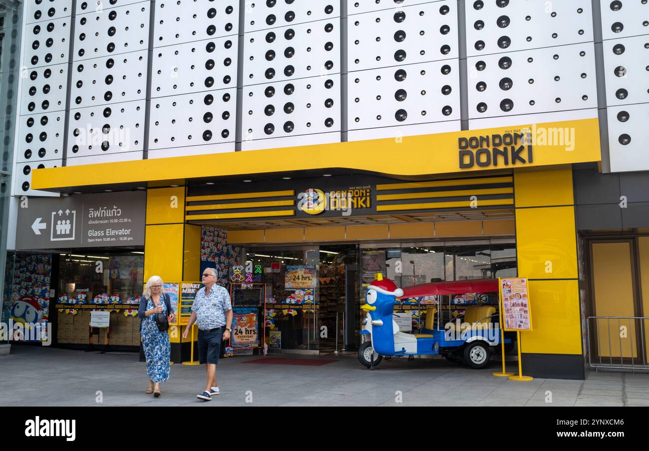 Le Don Don Donki Store MBK Bangkok Thaïlande - alias Don Quijote Banque D'Images