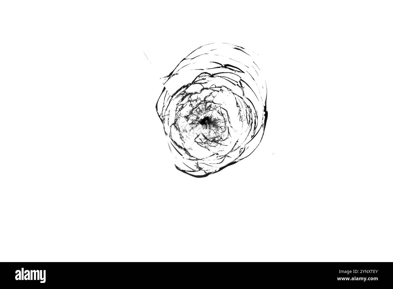 Texture de verre cassé sur un fond transparent Banque D'Images