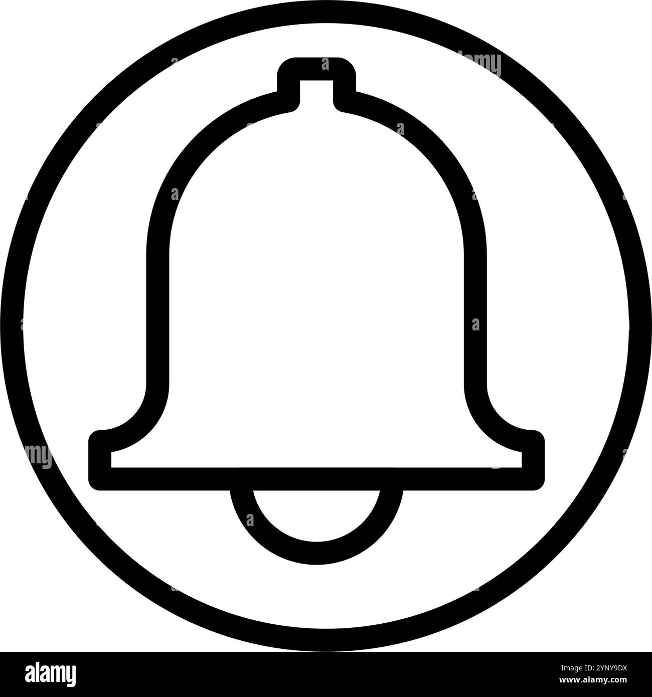 icône de cloche vectorielle Illustration de Vecteur