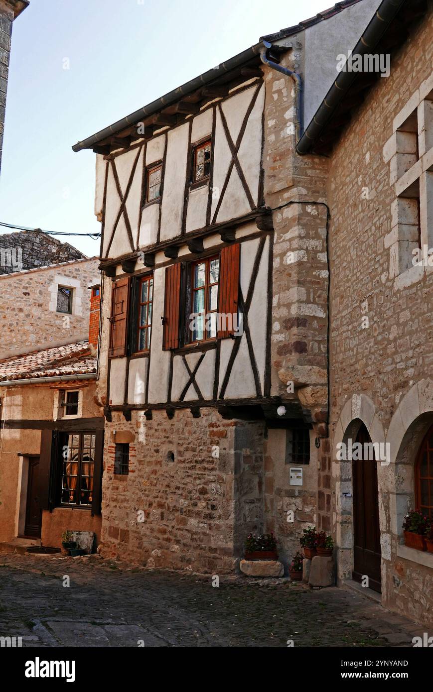 Cordes -sur-ciel, Tarn, Occitanie, France, Europe Banque D'Images