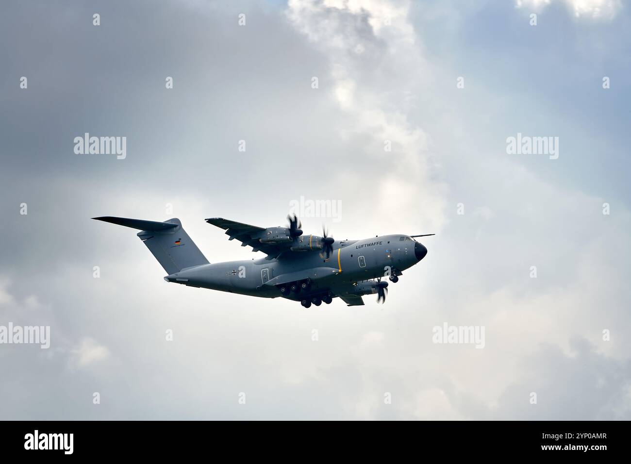 Berlin, Brandebourg / Allemagne - 7 juin 2024 : salon aérien ILA avec Airbus A400M Military Cargo Banque D'Images