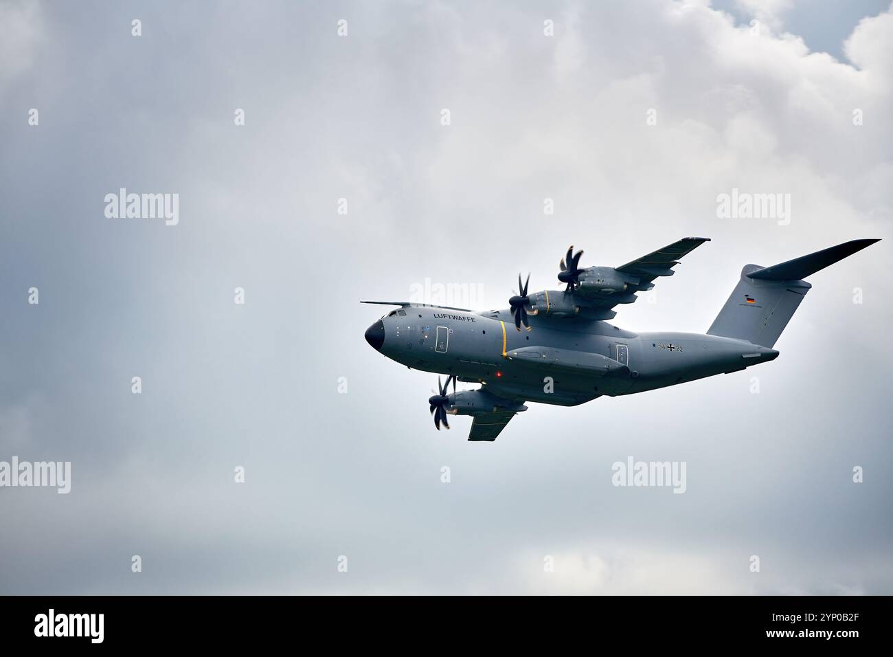 Berlin, Brandebourg / Allemagne - 7 juin 2024 : salon aérien ILA avec Airbus A400M Military Cargo Banque D'Images