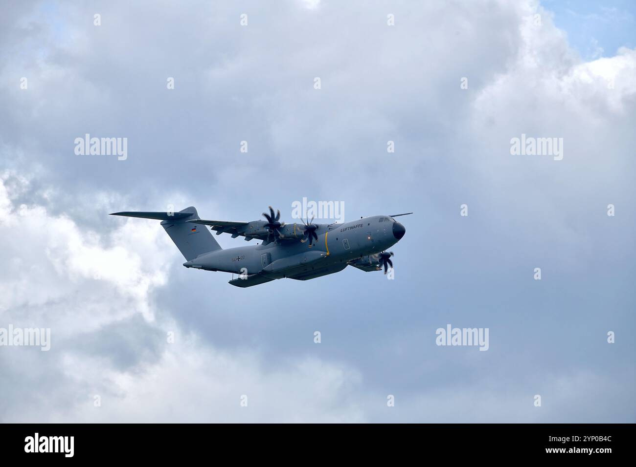 Berlin, Brandebourg / Allemagne - 7 juin 2024 : salon aérien ILA avec Airbus A400M Military Cargo Banque D'Images