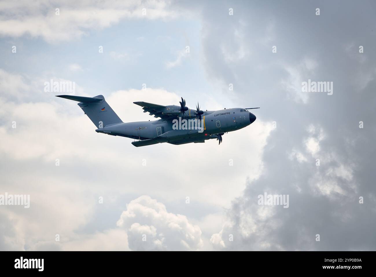 Berlin, Brandebourg / Allemagne - 7 juin 2024 : salon aérien ILA avec Airbus A400M Military Cargo Banque D'Images