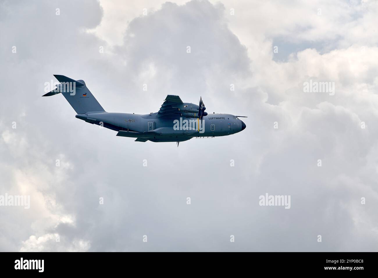 Berlin, Brandebourg / Allemagne - 7 juin 2024 : salon aérien ILA avec Airbus A400M Military Cargo Banque D'Images